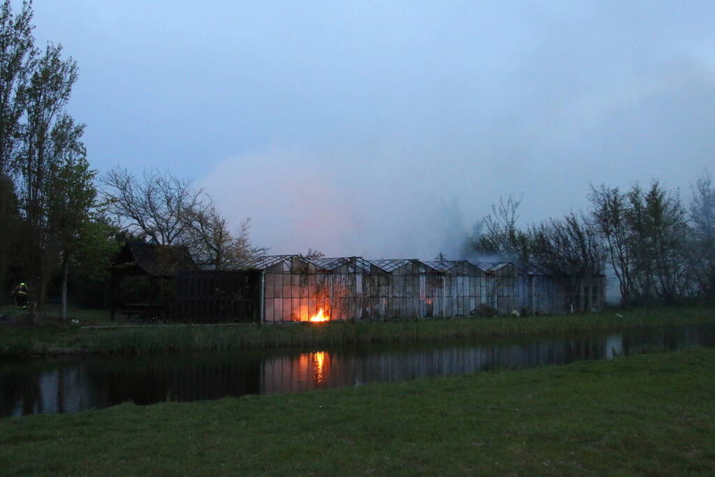 Grote brand in kas