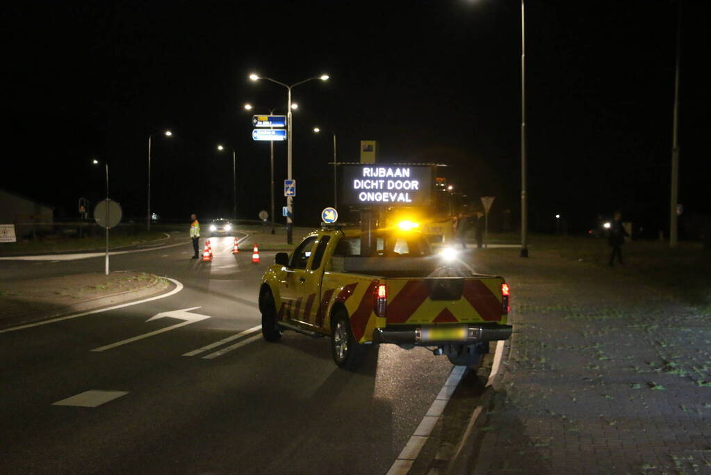 Flinke schade na aanrijding met politieauto