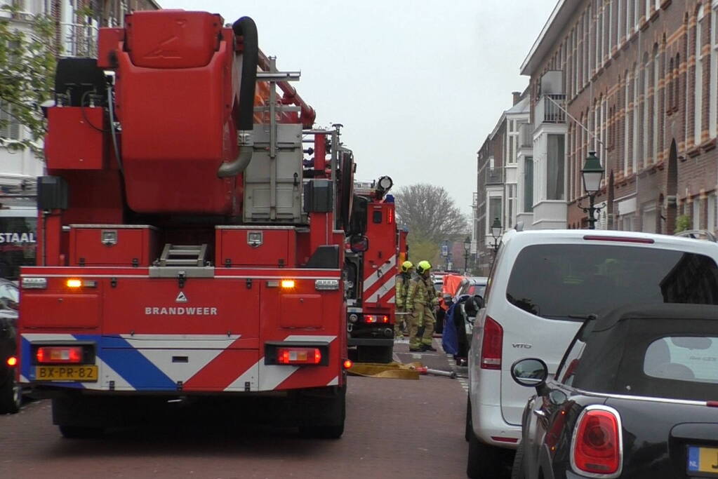 Veel rook bij brand in woning