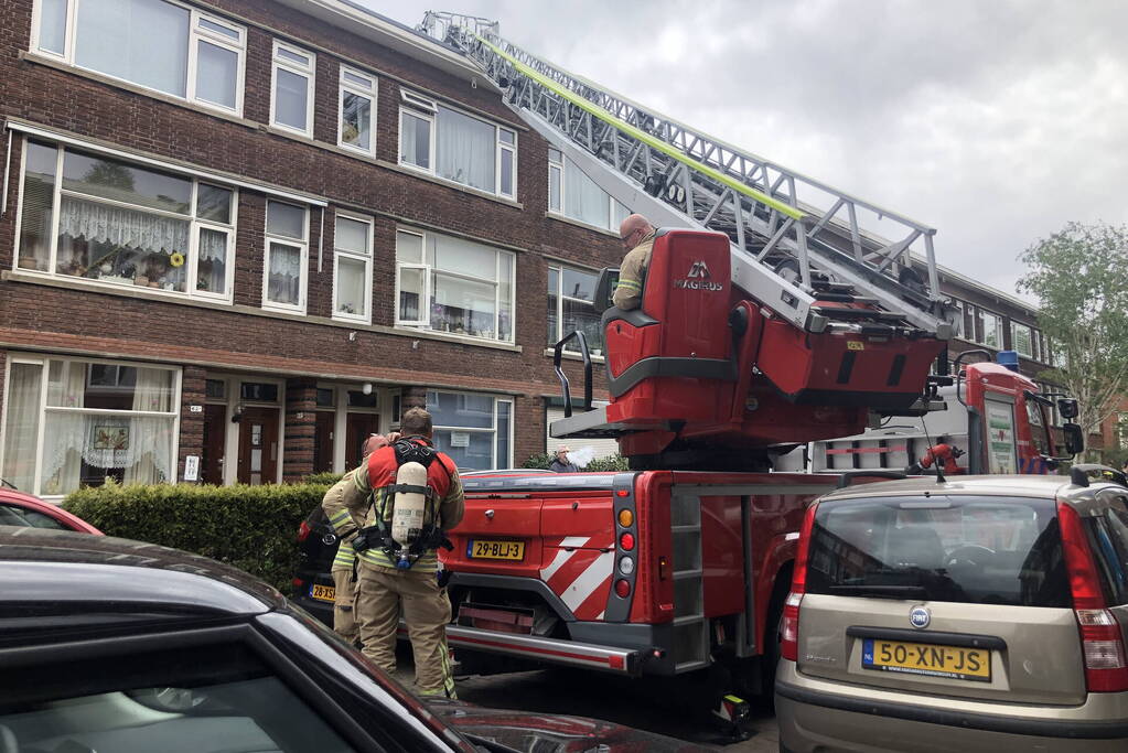 Forse brand in woning
