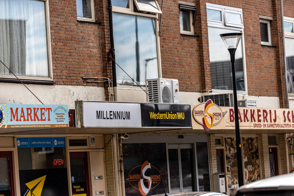 Gewapende overval op winkelpand