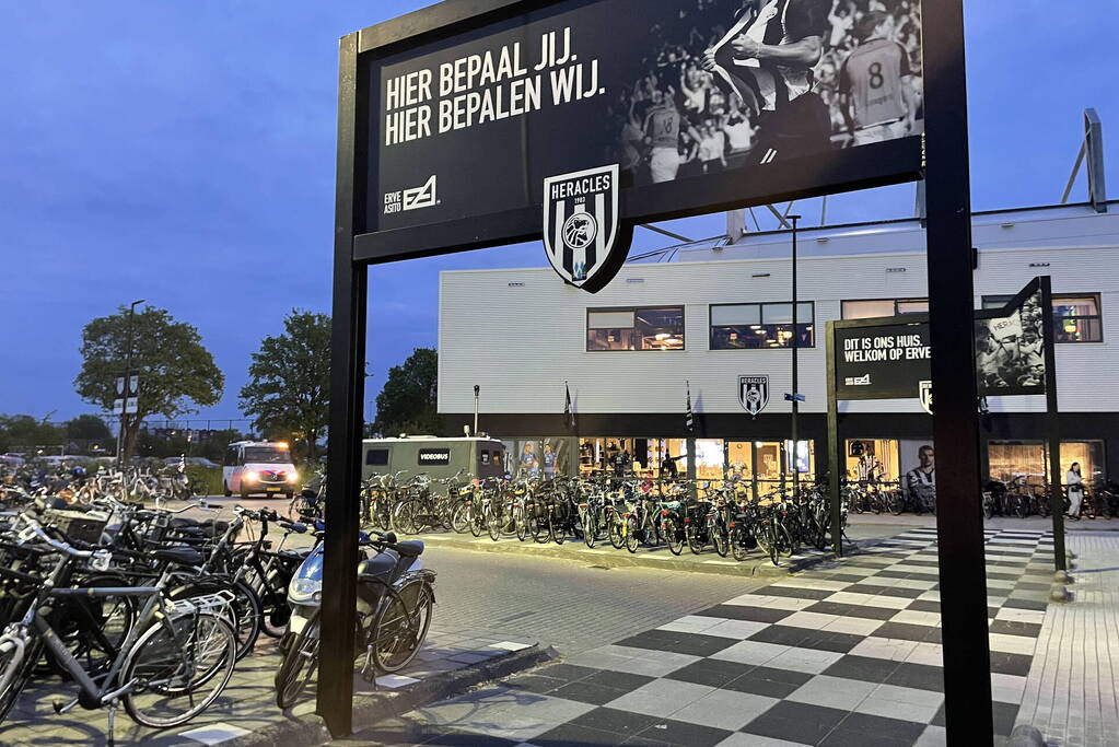 Veel politie op de been vanwege voetbalwedstrijd