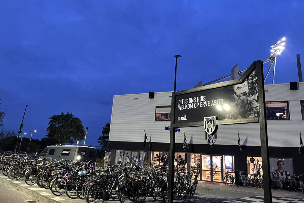 Veel politie op de been vanwege voetbalwedstrijd