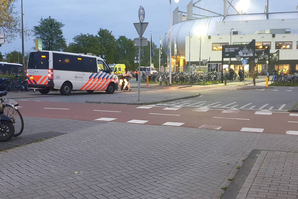 Veel politie op de been vanwege voetbalwedstrijd
