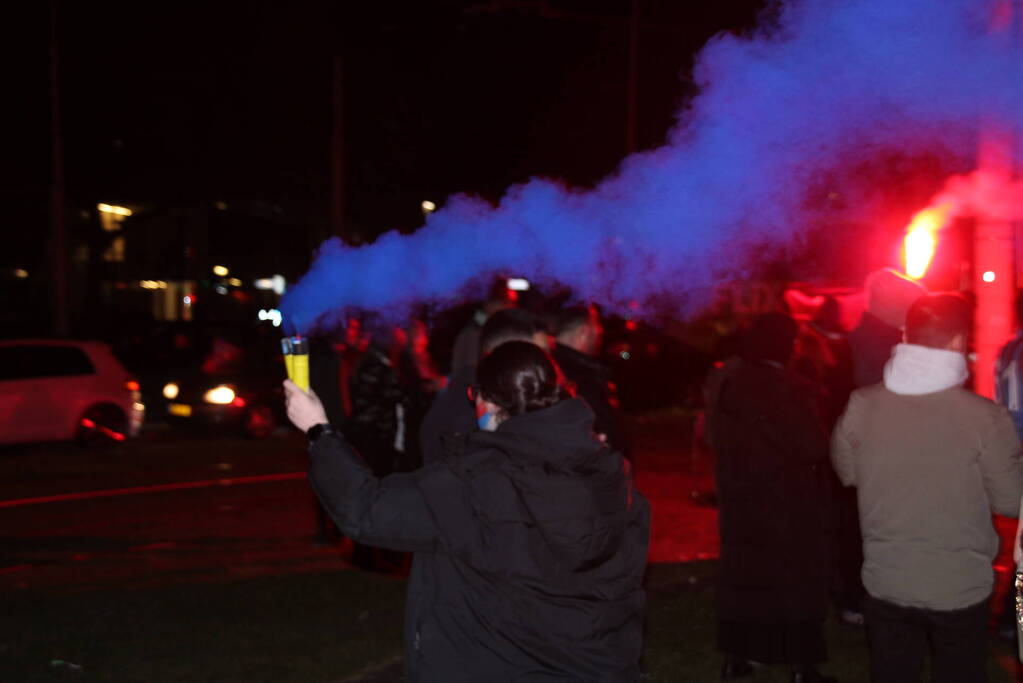 Turken vieren kampioenschap in centrum van Rotterdam