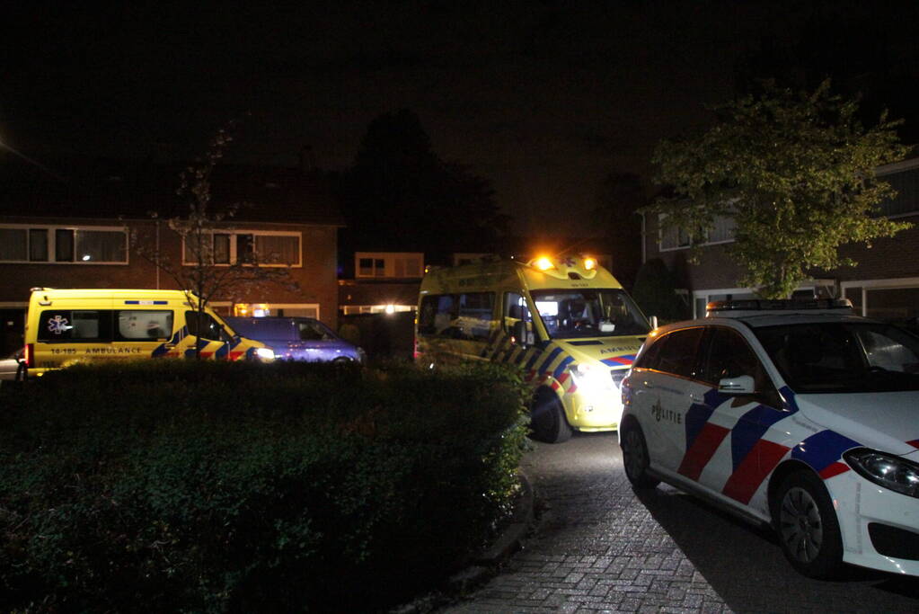 Traumahelikopter landt voor incident in woning