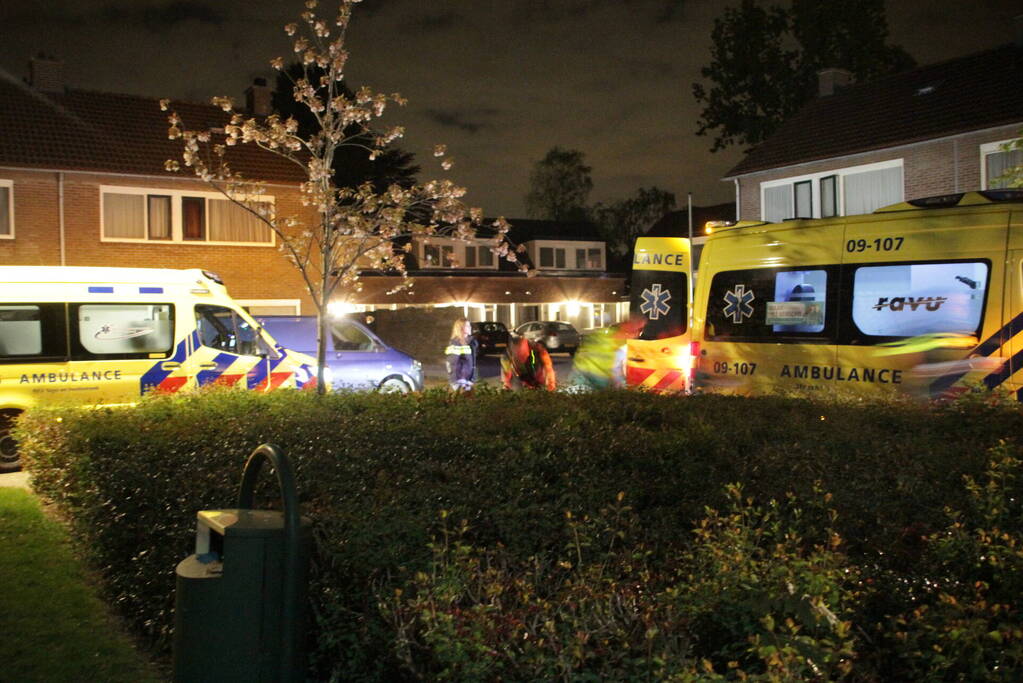 Traumahelikopter landt voor incident in woning