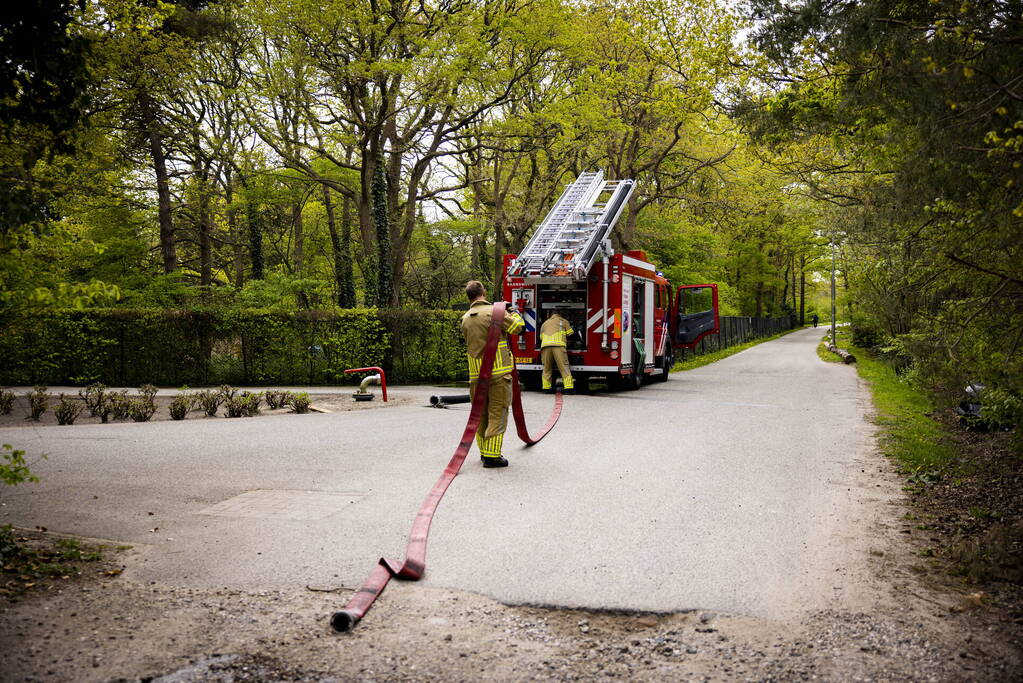 Veel rook bij brand in schuur