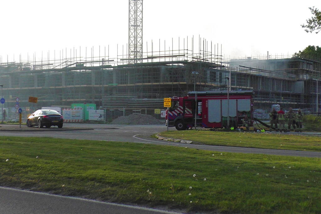 NL-Alert vanwege grote brand in appartementencomplex