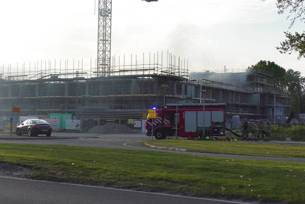 NL-Alert vanwege grote brand in appartementencomplex