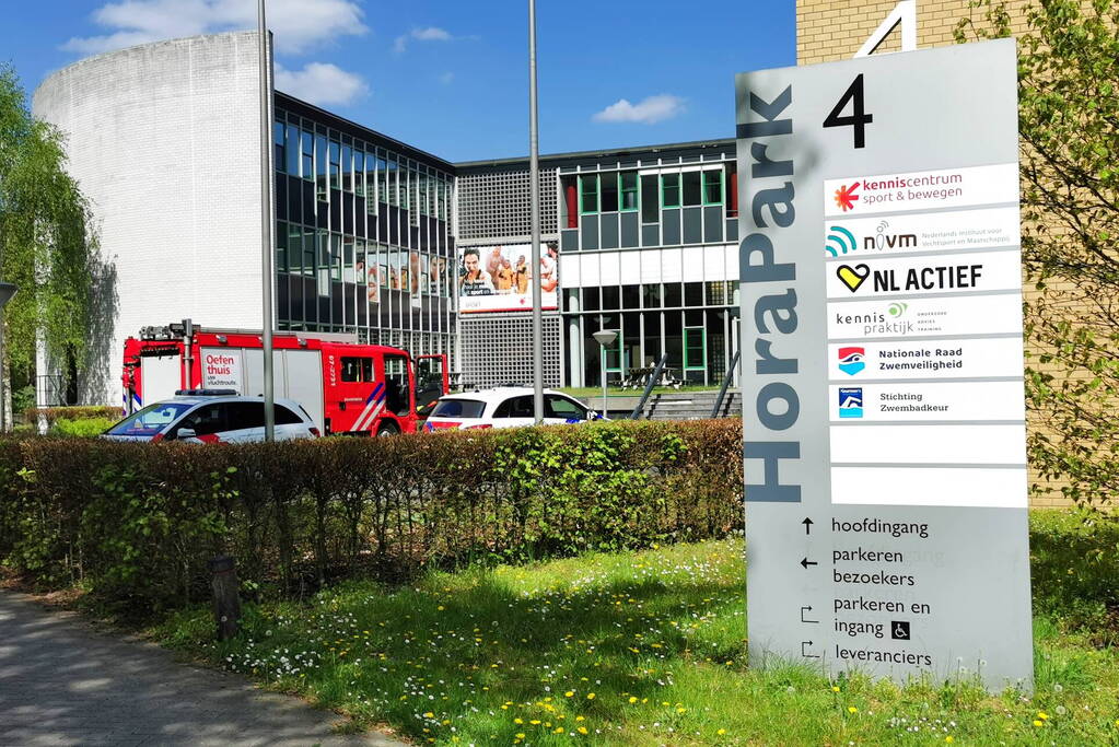 Waterleiding gesprongen in leegstaand pand Kenniscentrum Sport en Bewegen