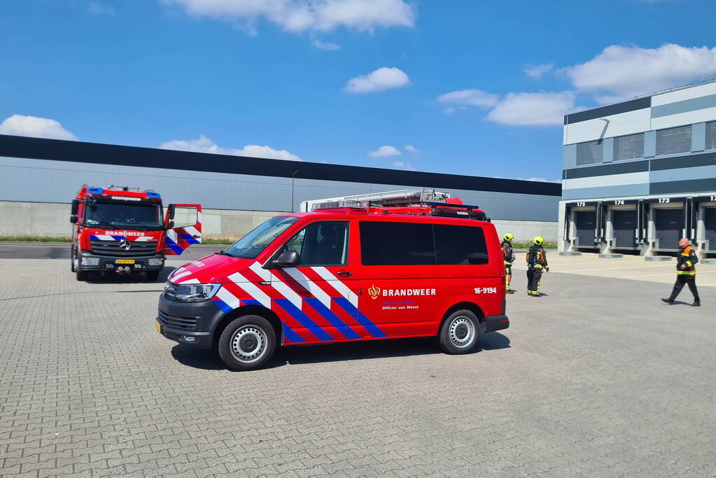 Brand op dak van distributiecentrum Lidl