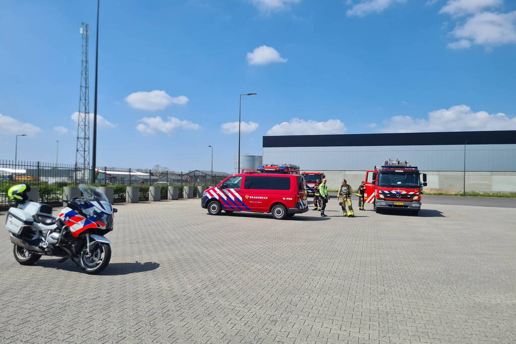 Brand op dak van distributiecentrum Lidl