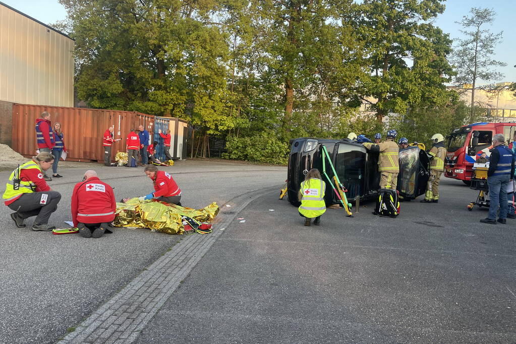 Multidisciplinaire oefening door hulpdiensten
