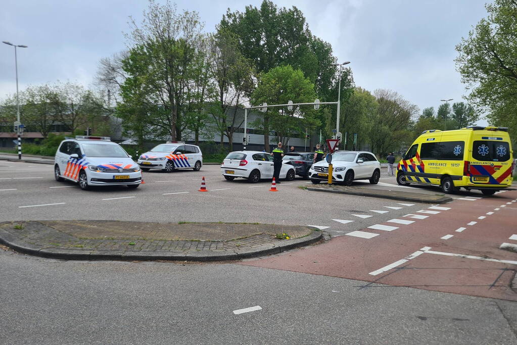 Gewonde bij kop-staart botsing