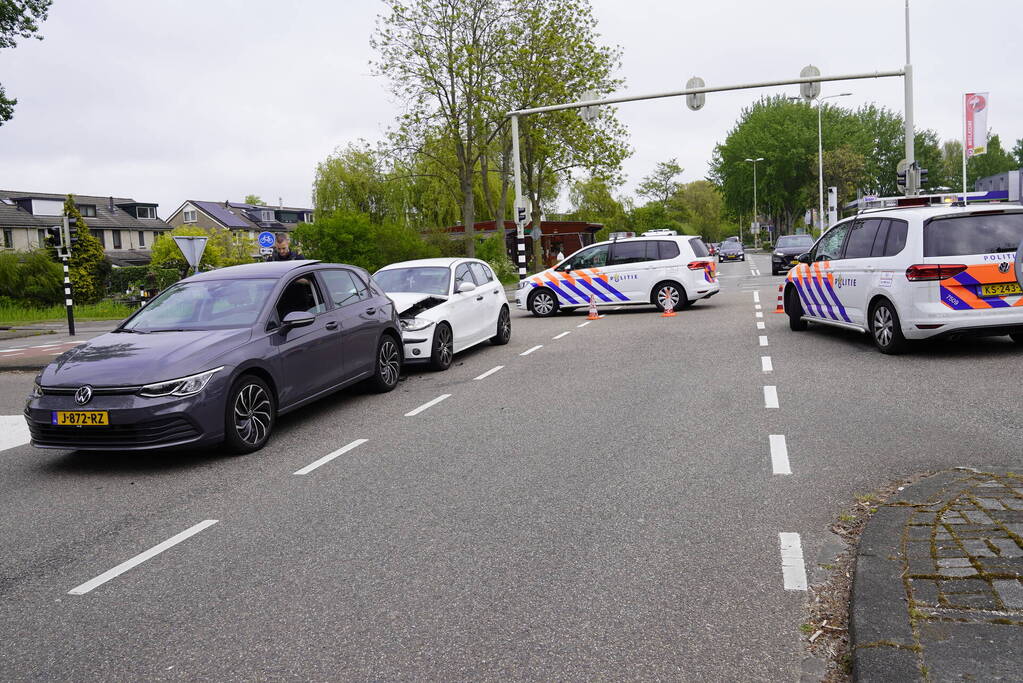 Gewonde bij kop-staart botsing