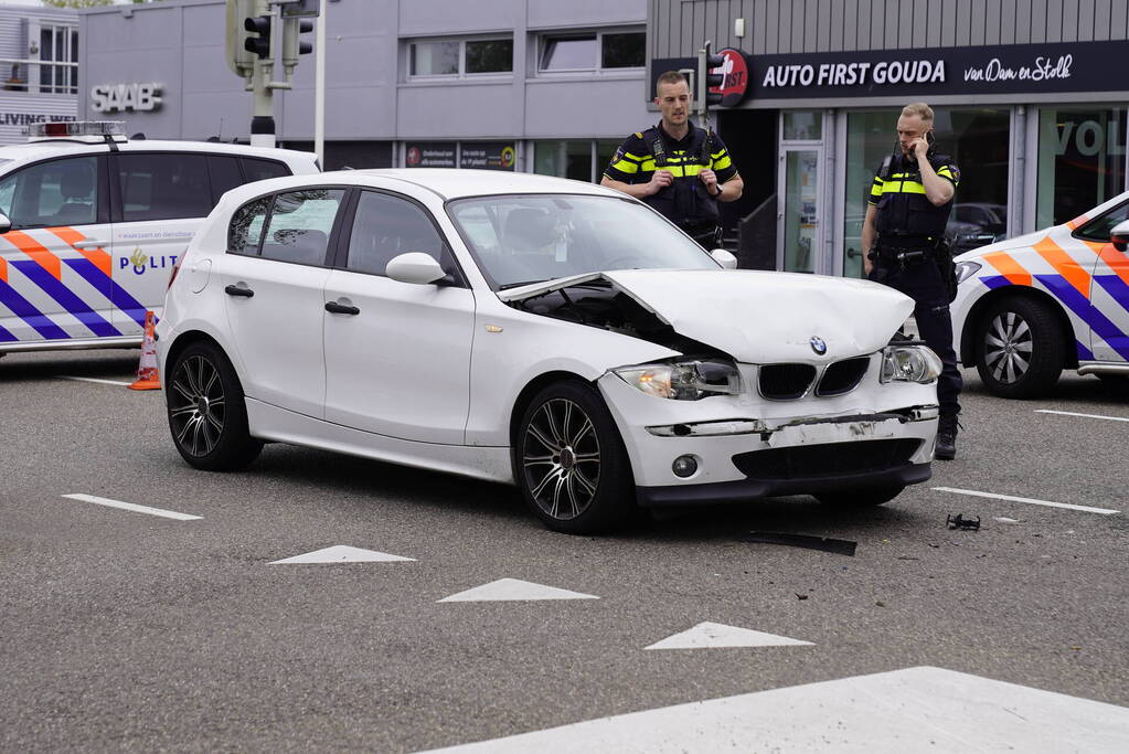Gewonde bij kop-staart botsing