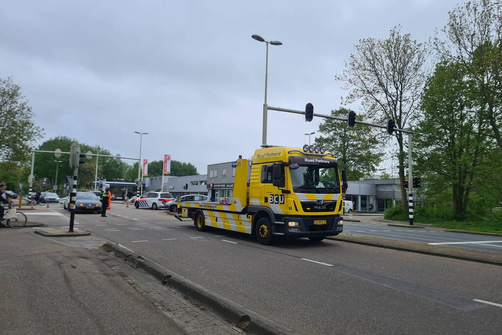 Gewonde bij kop-staart botsing