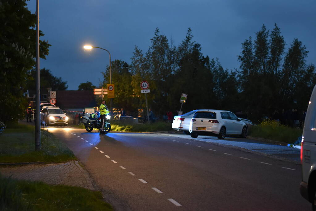 Auto belandt in sloot na achtervolging