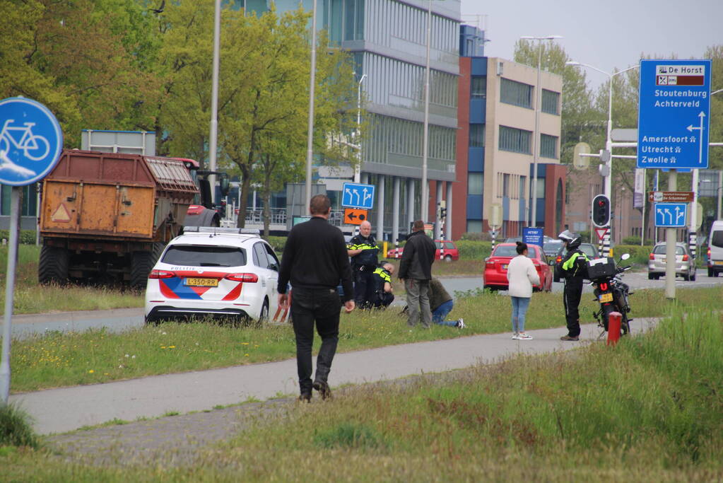 Motorrijder gewond bij eenzijdig ongeval