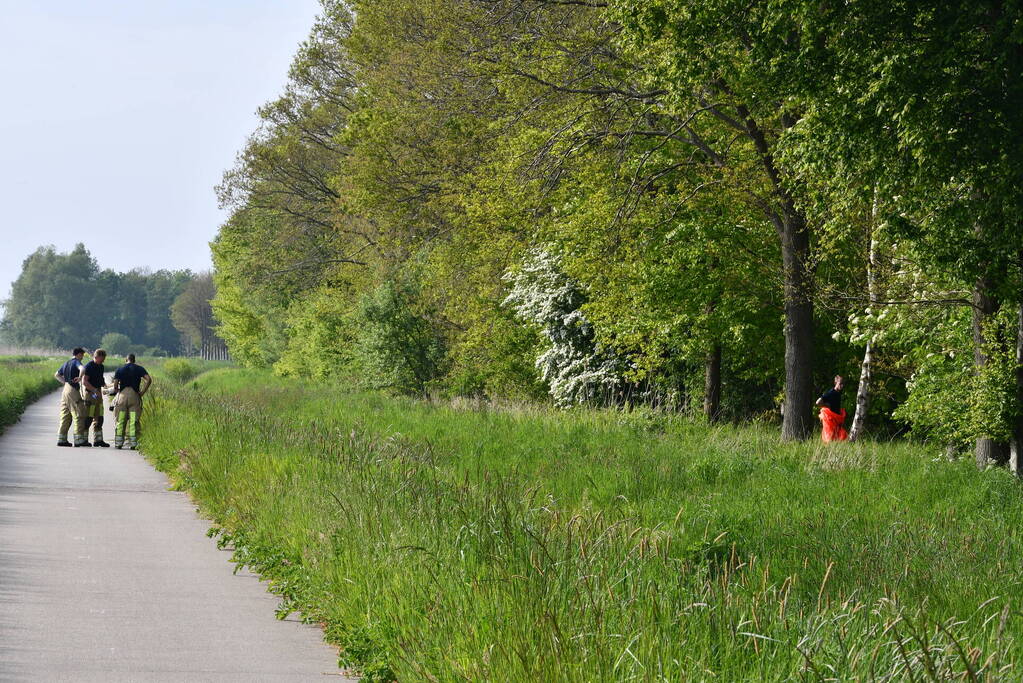 Brandweer druk met zoekgeraakte hond Dash