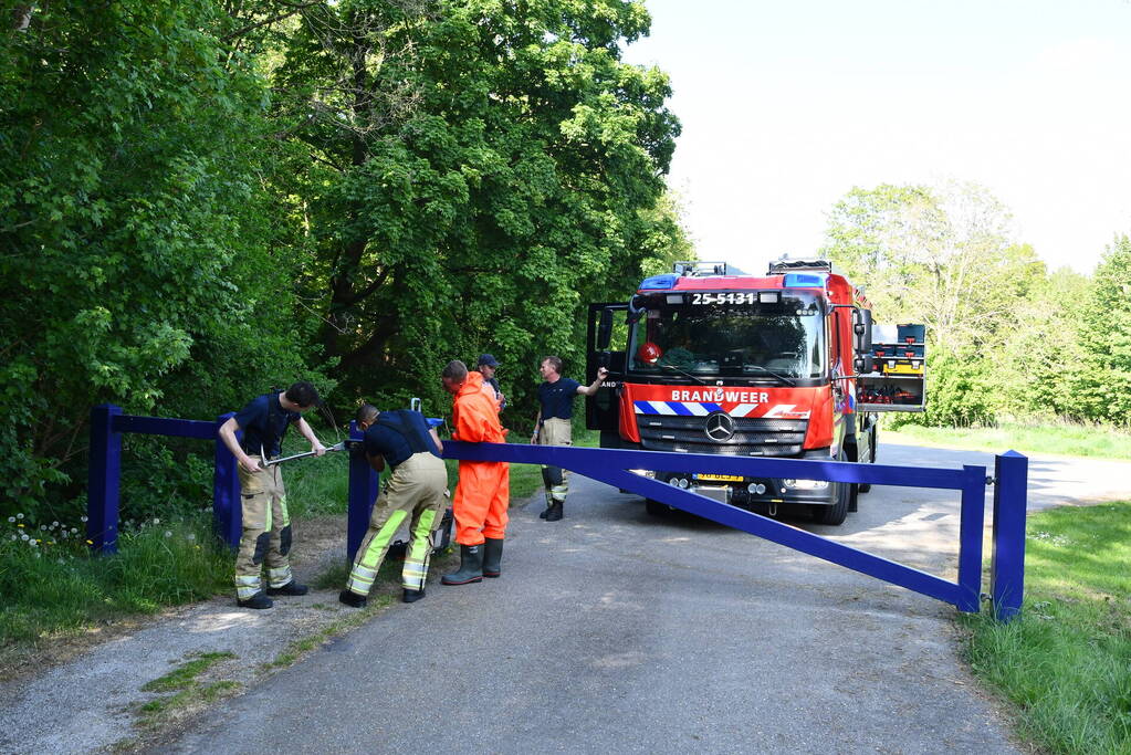 Brandweer druk met zoekgeraakte hond Dash