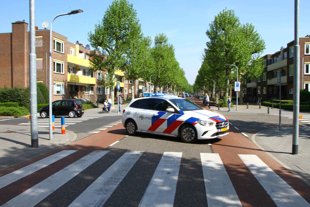 Fietser aangereden op kruising