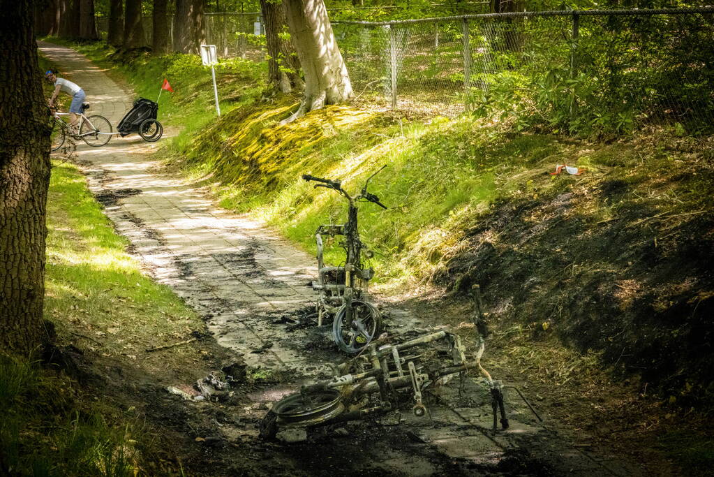 Opnieuw gaan Go Sharing-deelscooters in vlammen op