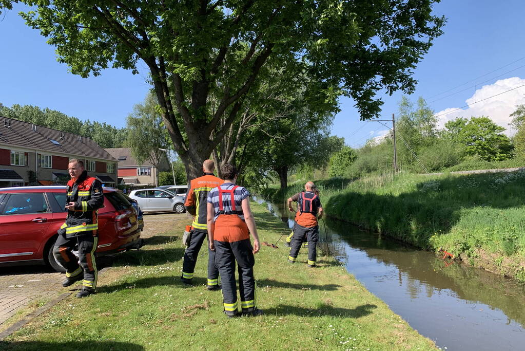Kinderfiets aangetroffen in sloot