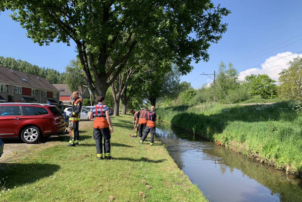 Kinderfiets aangetroffen in sloot