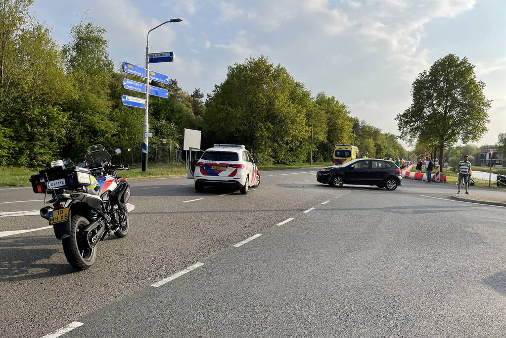 Motorrijder gewond na ongeval met auto