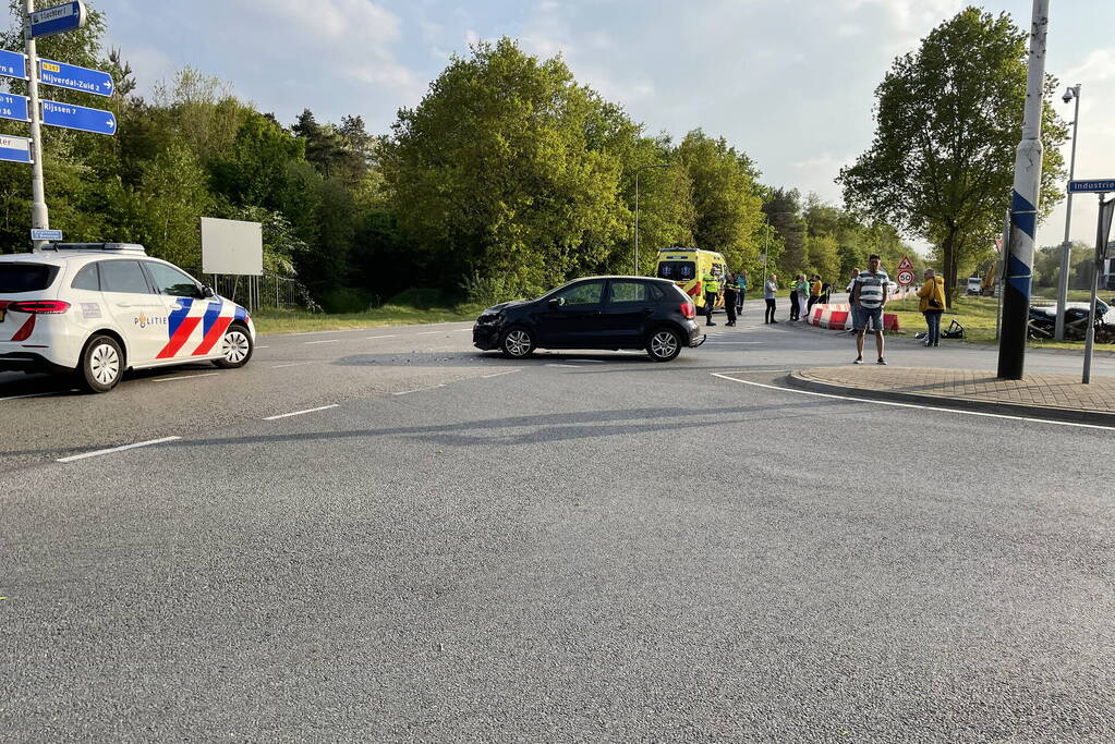 Motorrijder gewond na ongeval met auto