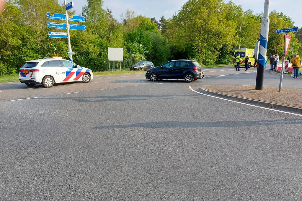Motorrijder gewond na ongeval met auto