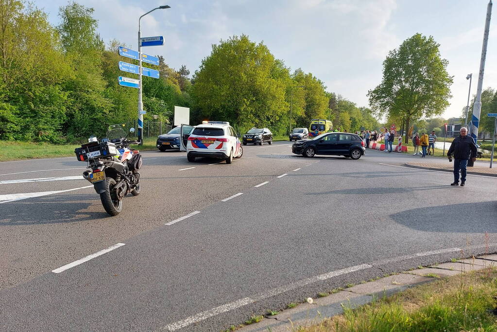 Motorrijder gewond na ongeval met auto