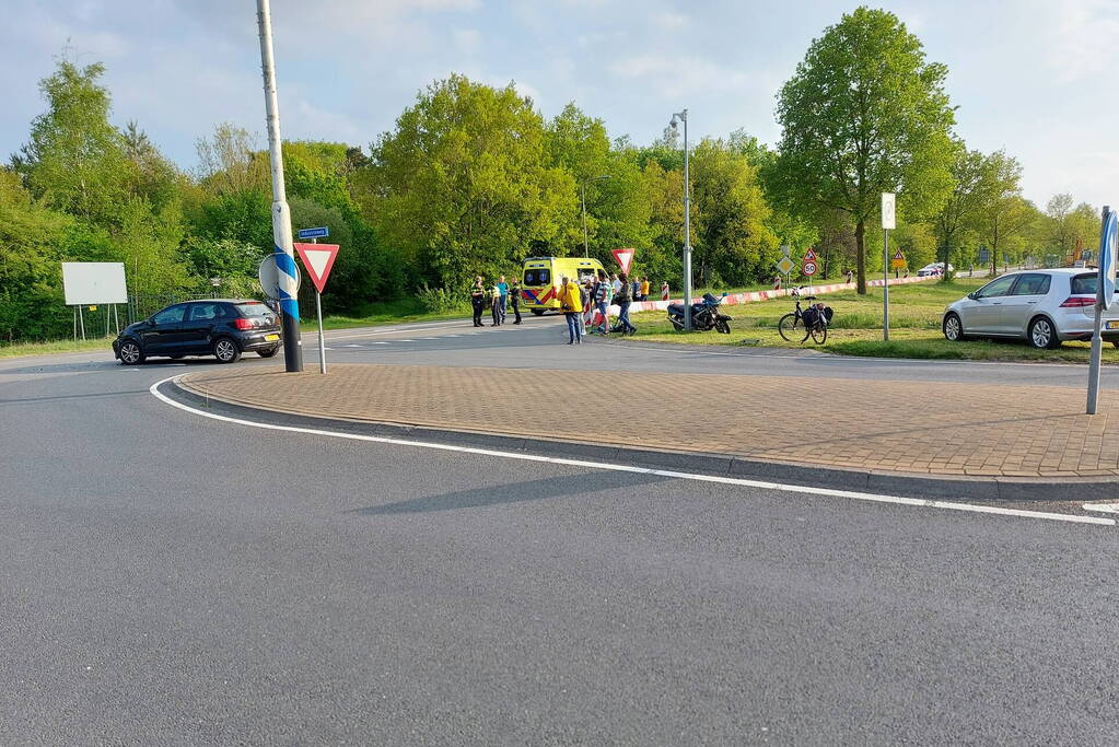 Motorrijder gewond na ongeval met auto
