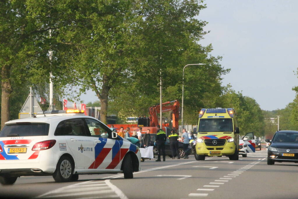 Motorrijder gewond na ongeval met auto