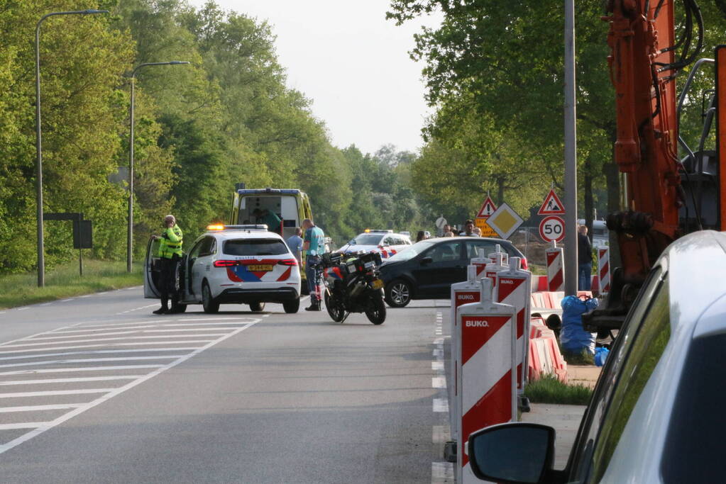 Motorrijder gewond na ongeval met auto
