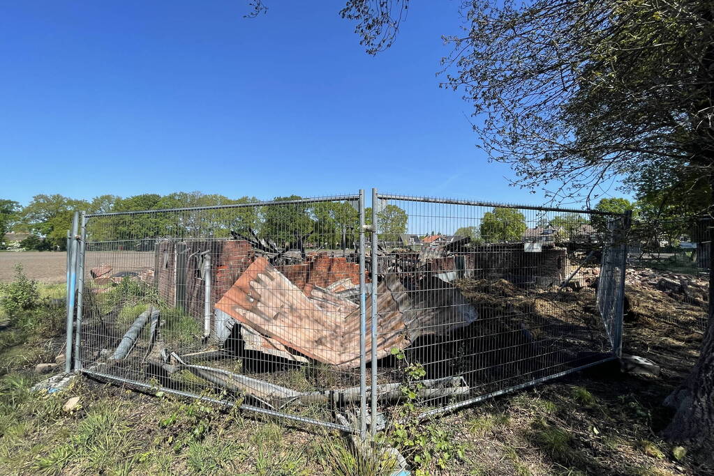 Day-after grote brand bij boerderij