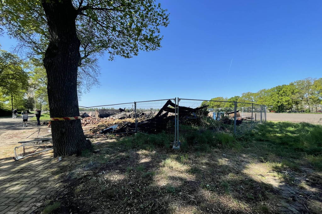 Day-after grote brand bij boerderij