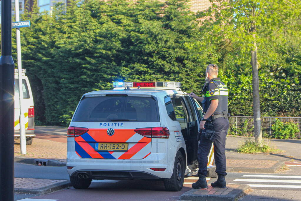 Bestuurder aangehouden na aanrijding