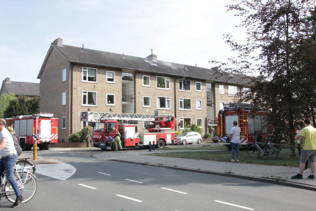 Felle brand in appartementencomplex