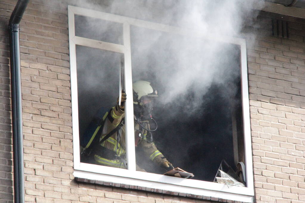 Felle brand in appartementencomplex