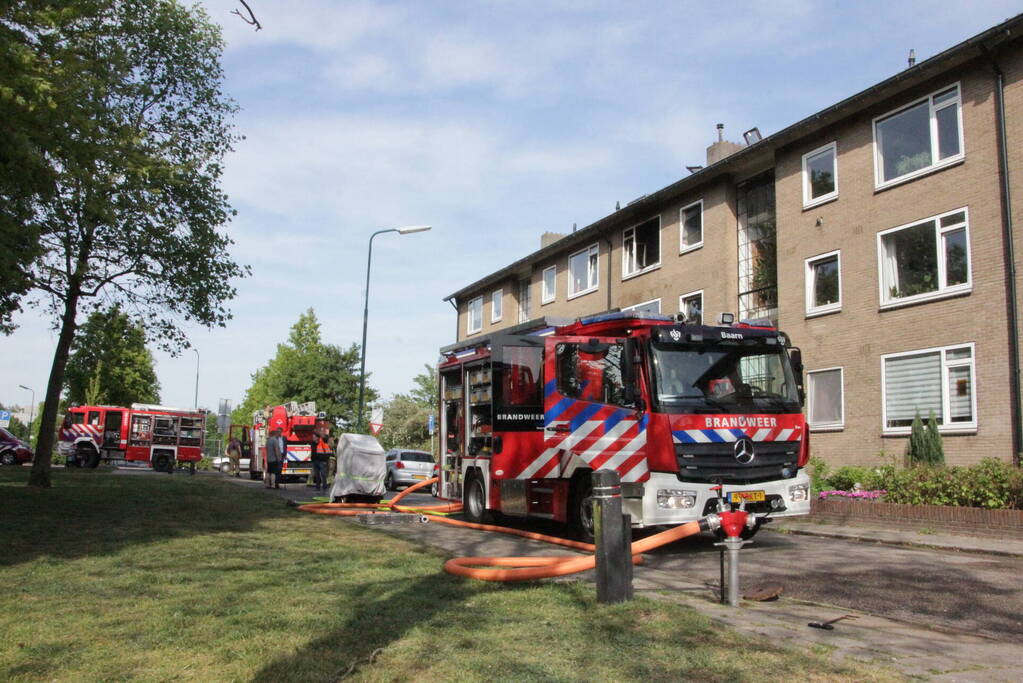 Felle brand in appartementencomplex