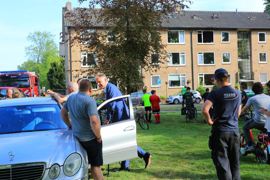 Felle brand in appartementencomplex