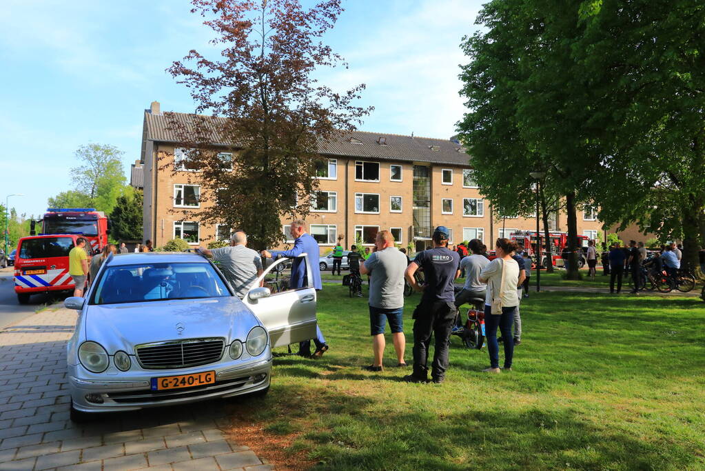 Felle brand in appartementencomplex