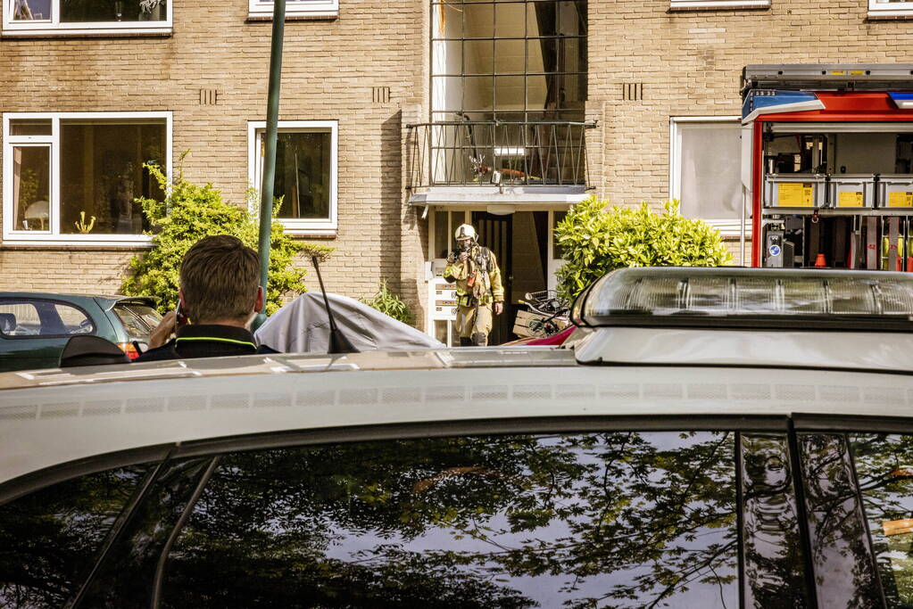 Felle brand in appartementencomplex