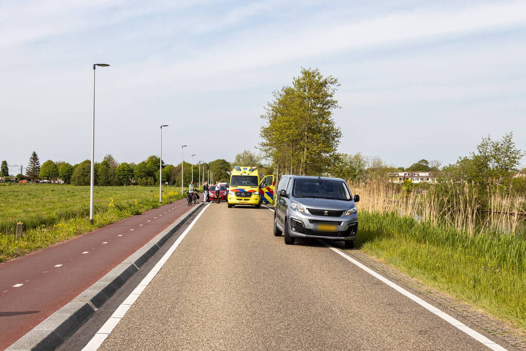 Fietser gewond na val