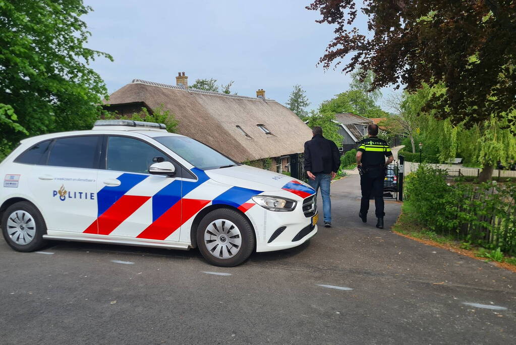 Inval en aanhouding bij boerderijwoning