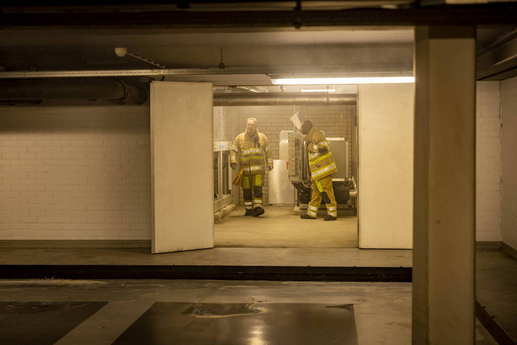 Q-Park parkeergarage dicht na brandmelding