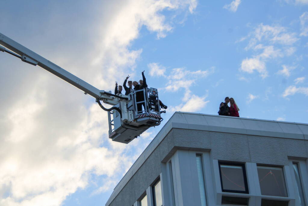 Brandweer pakt groots uit bij realistische oefening